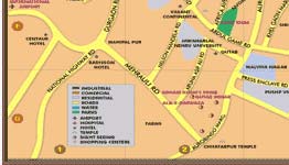 Map of Central Delhi