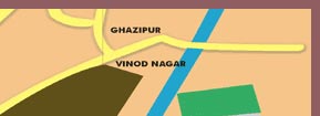 Map of South Delhi